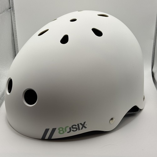 80six white matte bike helmet - white,