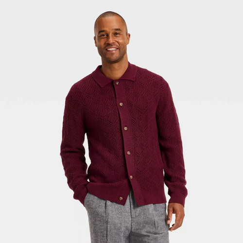 Men sweater polo - men's,
