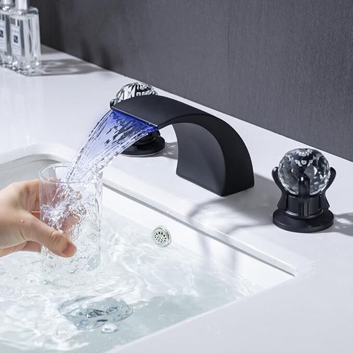 Widespread led bathroom - "widespread,