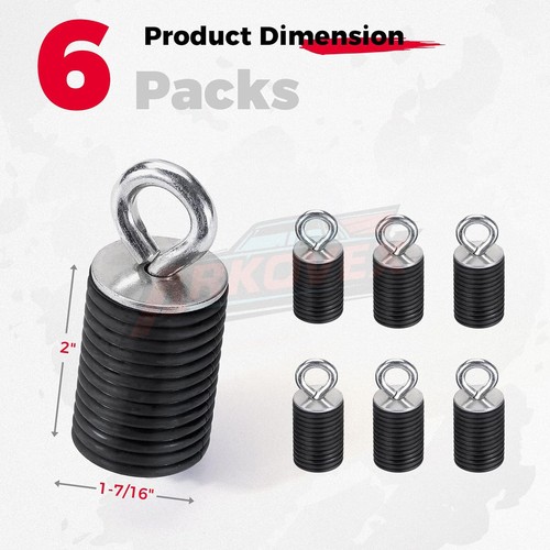 Pack bed tie downs - 6, pack-