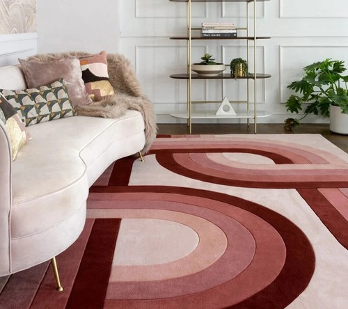 Wool rug hand - wool, tufted