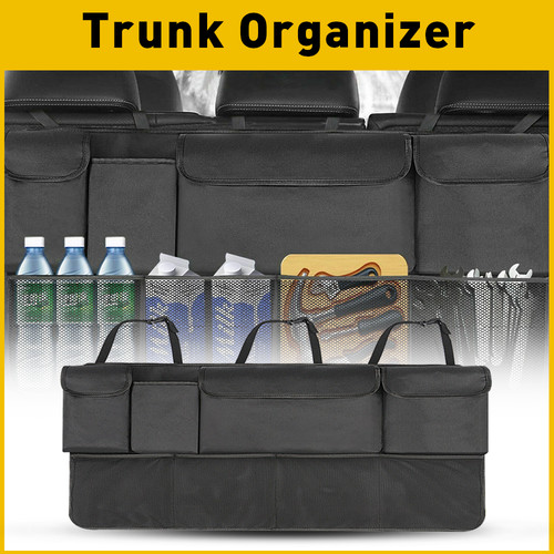 Car cargo net trunk organizer - car,