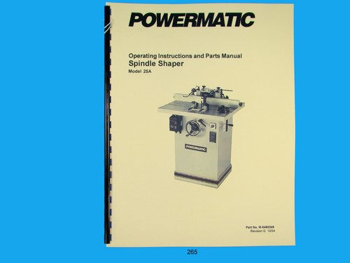 Powermatic model 25a spindle - ,