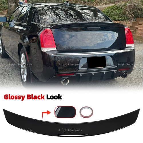 Glossy black rear trunk - black,