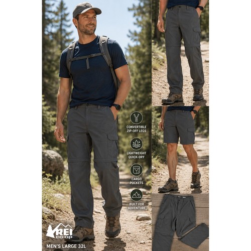 Rei mens cargo convertible - rei,