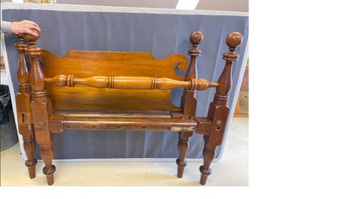 Antique rope bed solid - bed,