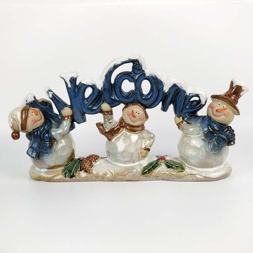 Christmas welcome snowmen - welcome,