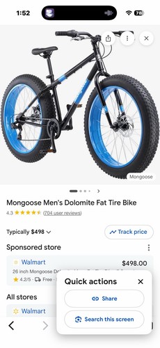 Mongoose fat tire bike - mongoose,