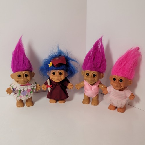 Lot vintage russ troll - lot, of