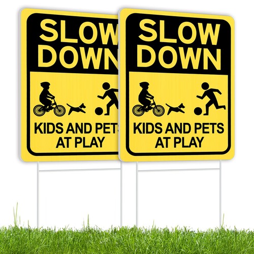 Pack slow down sign - pack,