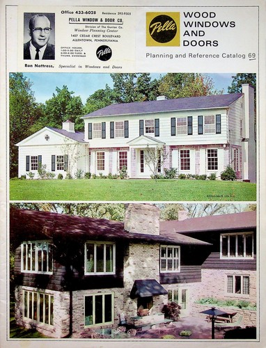 Vtg pella wood windows doors - wood,
