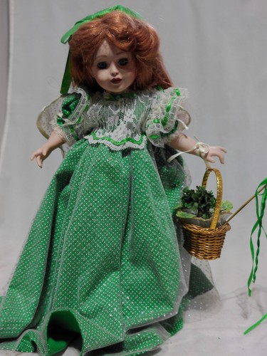 Vintage porcelain fairy doll - vintage,