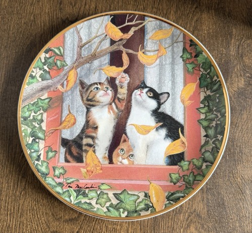 Cat kitten fall frolic - cat, 8"