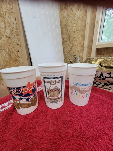 Longaberger plastic cups - longaberger,