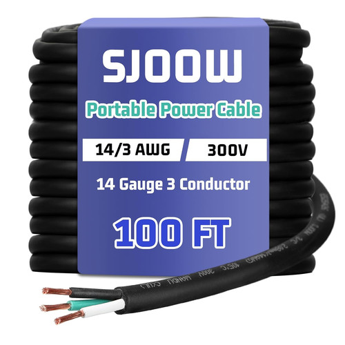 100 awg sjoow portable - 100, 14/3