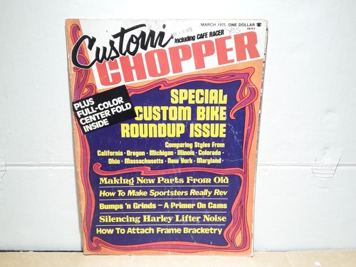 Custom chopper magazine back - chopper,