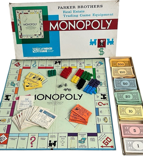 Vintage 1970 monopoly - monopoly, 9
