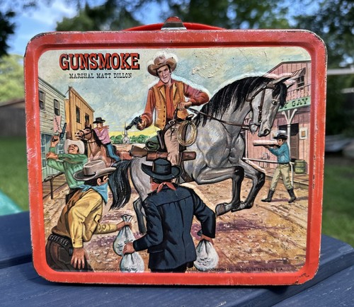 Gunsmoke lunchbox western matt - lunchbox,