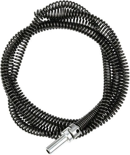 Drain auger snake cable with - drain,