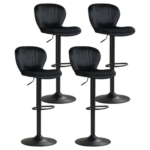Bar stools set - set, w/velvet