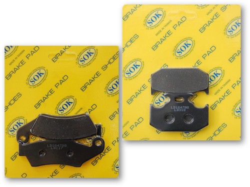 Front rear brake pads - pads, fit