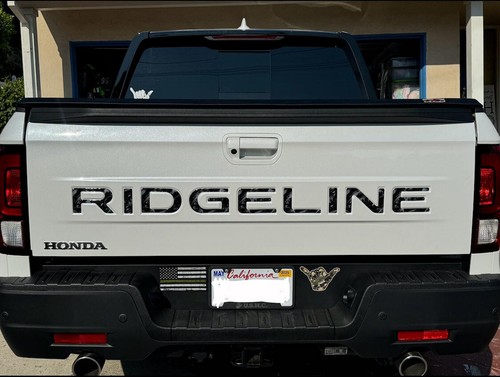 Raised tailgate letters for - raised,