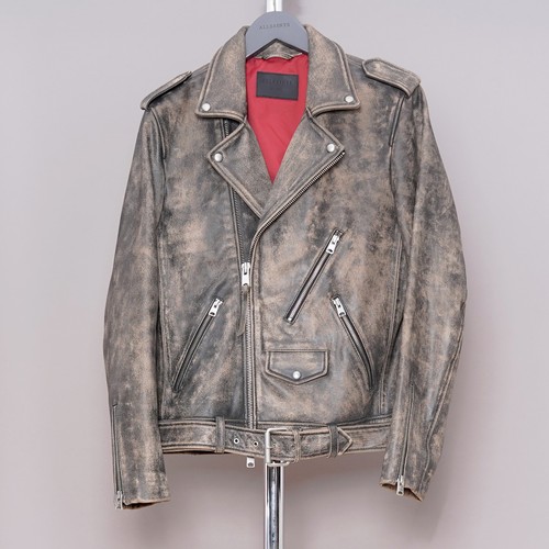 All saints leather jacket mens - saints,
