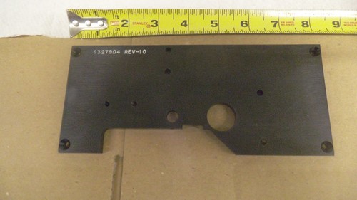 Black anodized aluminum plate - anodized,