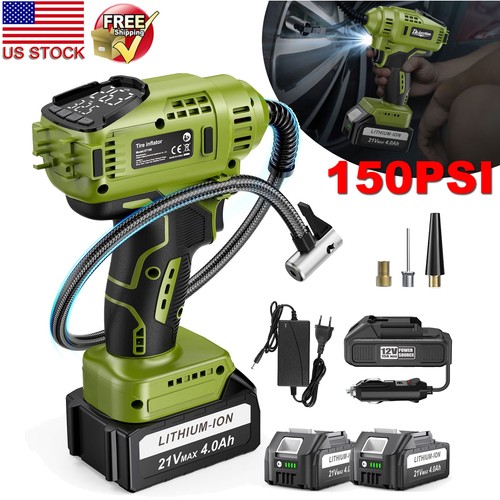 Cordless tire inflator air - inflator,