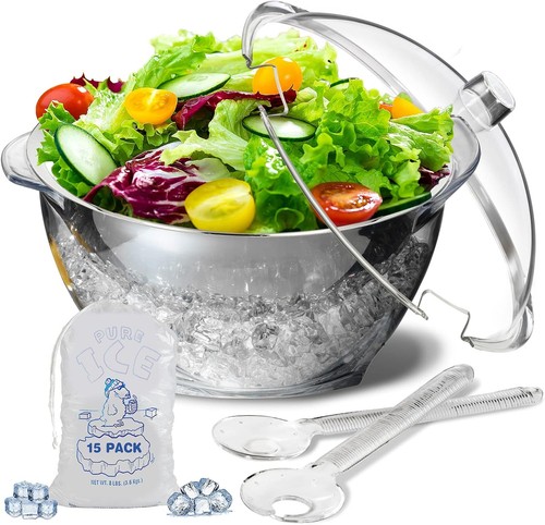 Iced salad bowl qt - iced, 4.5