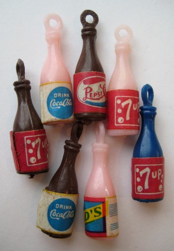 Vtg plastic bottle soda pop - bottle,