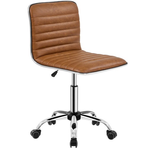 Armless ribbed office - armless, chair