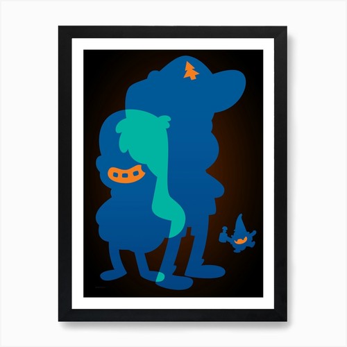 Gravity falls art print - gravity, framed