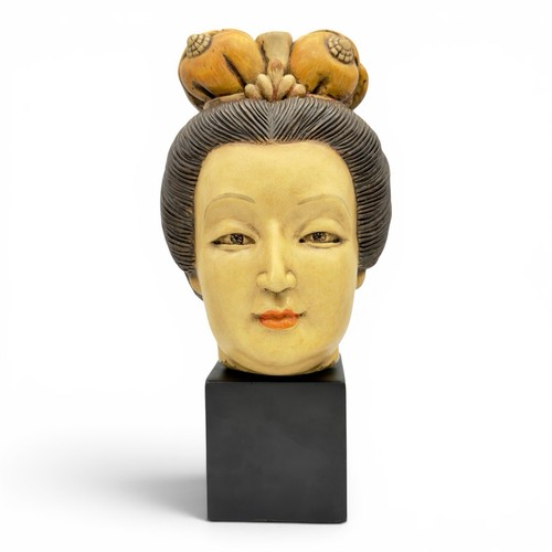 Vintage art nouveau chalkware - nouveau,