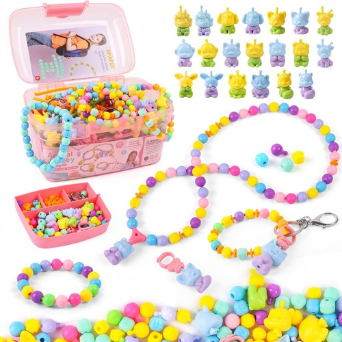 Animal pop beads jewelry - animal, beads,