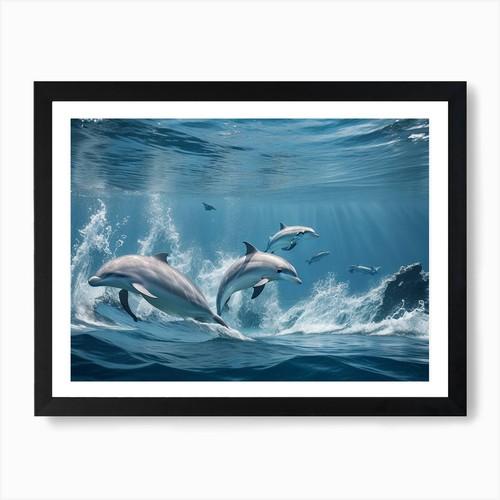 Beautiful dolphins the - dolphins, on