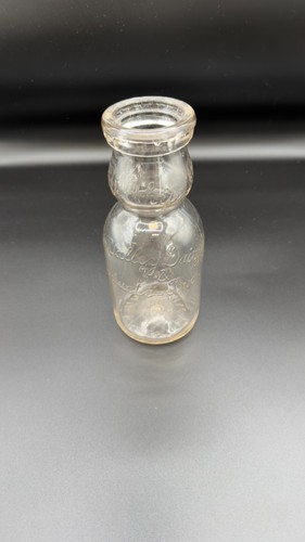 Vintage glass cream top milk - vintage,