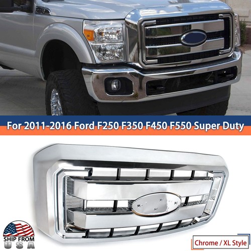 Chrome front upper - xl, grille