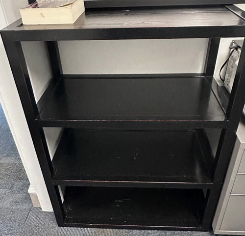 Crate and barrel console - and,