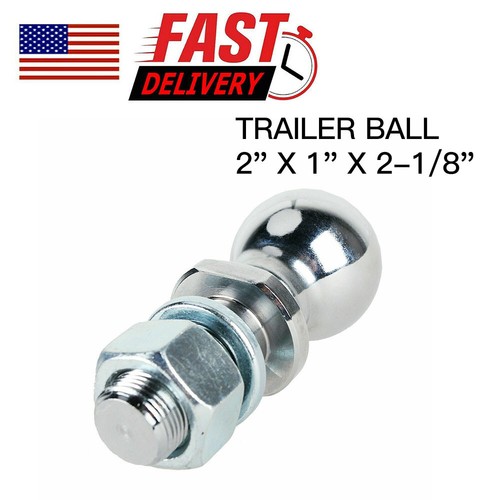 Chrome trailer hitch ball - trailer,