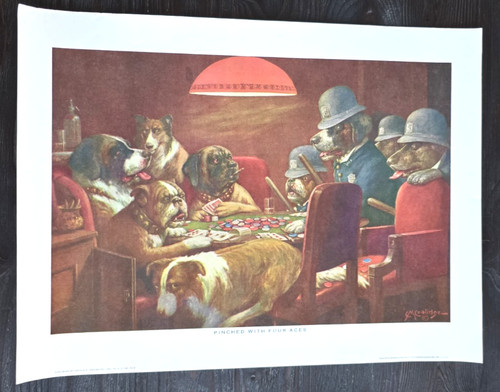 Vintage dogs playing - vintage,
