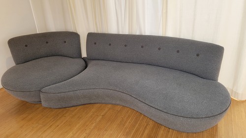 Postmodern curved sofa - , /