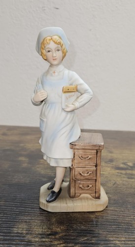 Mcm ceramic wwii nurse figure - mcm,
