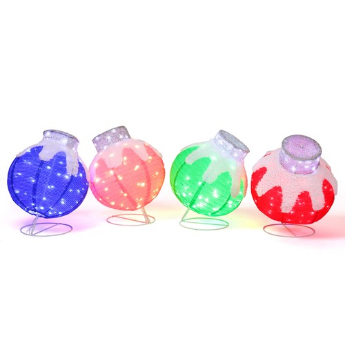 Set christmas lighted - set, of