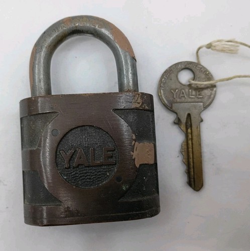 Antique large brass - antique, yale