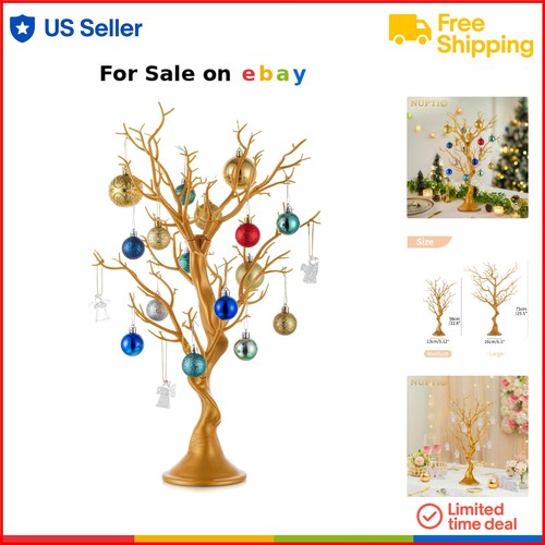Artificial gold christmas tree - gold,