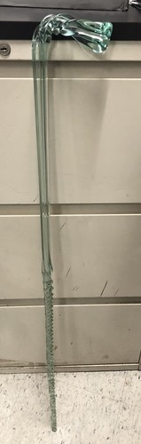 Antique glass blown - glass, 41"