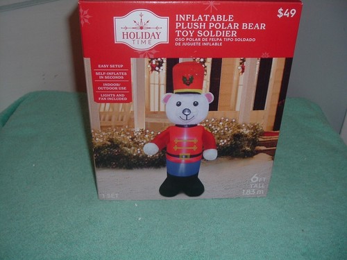 Inflatable plush polar bear - plush,
