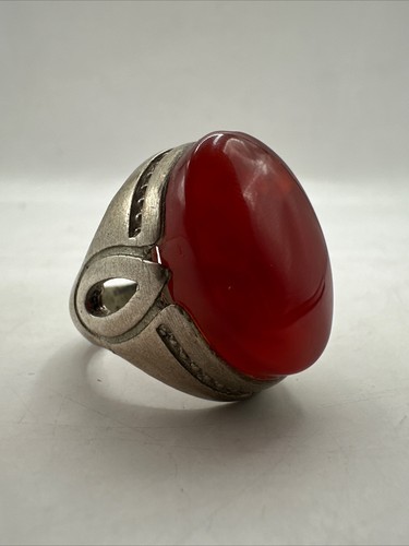Old men aqeeq yamani ring - old,