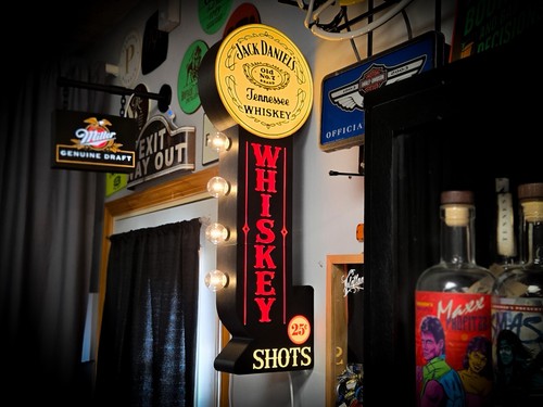 Jack daniel whiskey marquee - jack,